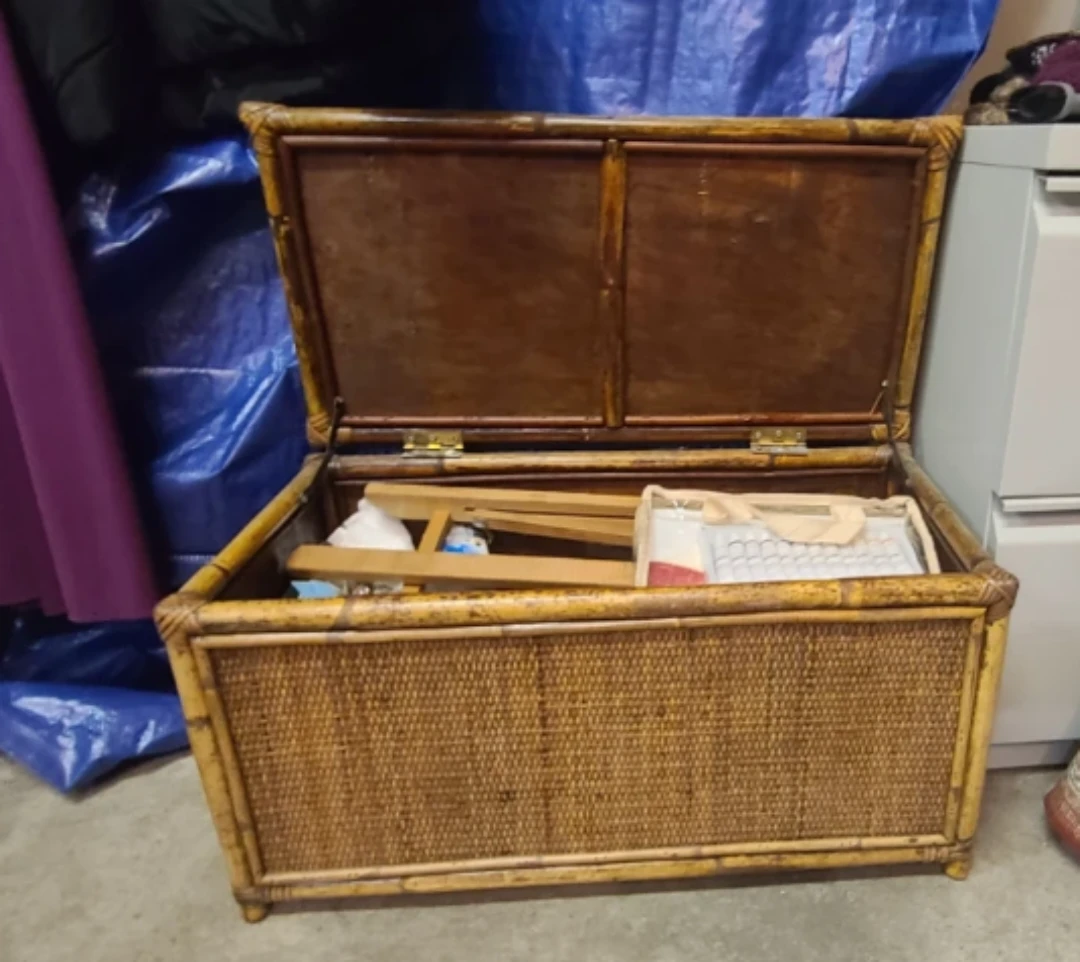 Rattan Trunk Storage Chest - photo 2