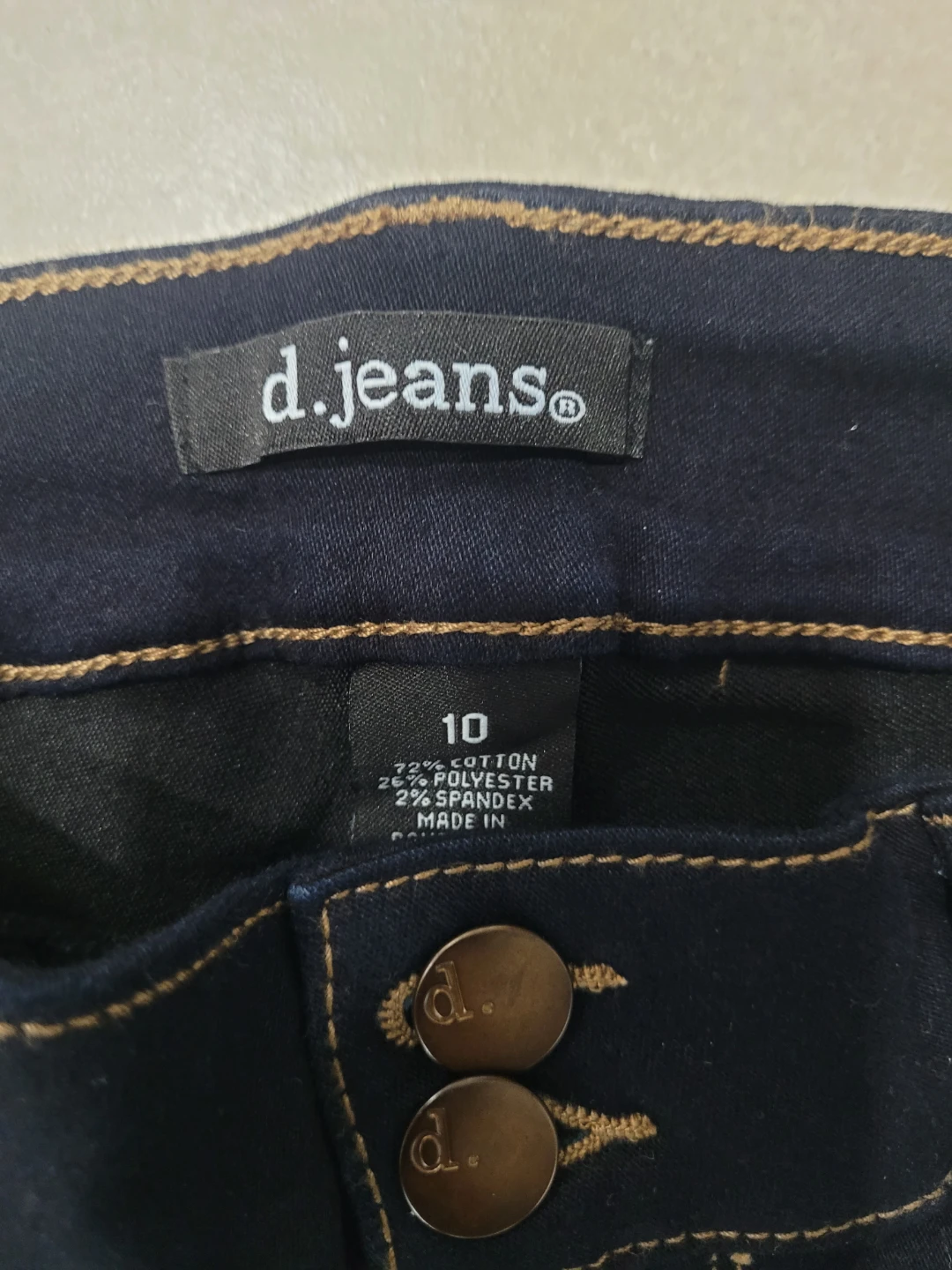 d.jeans High Waist Ankle Jeans Size 10 - photo 3