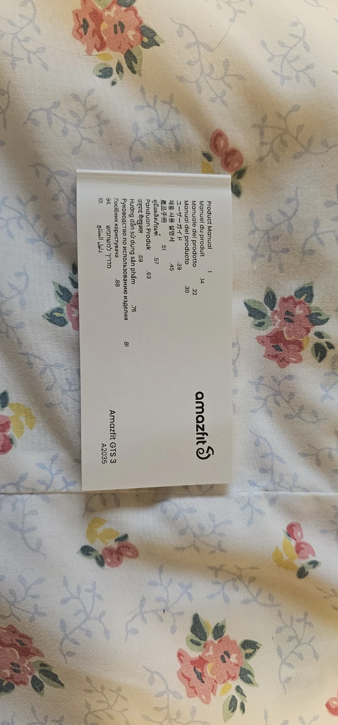 Amazfit GTS 3 Smartwatch with Charger - photo 2