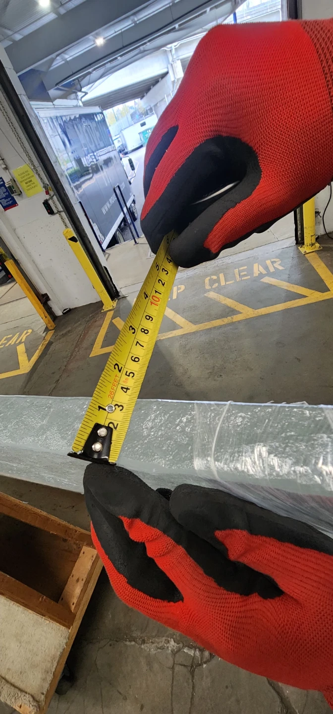 Large Tempered Glass Sheet with Metal Frame Base - photo 5