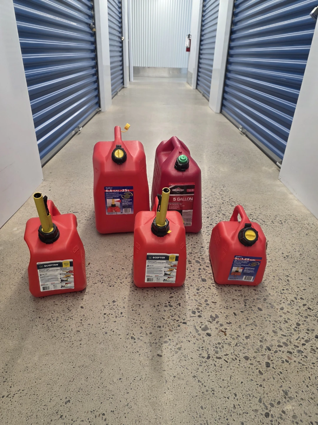Scepter Gasoline Cans - Various Sizes