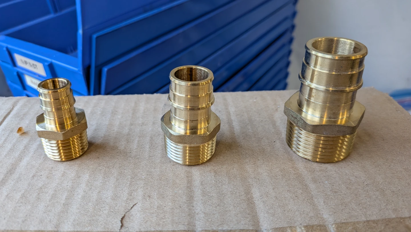 Propex male adapters