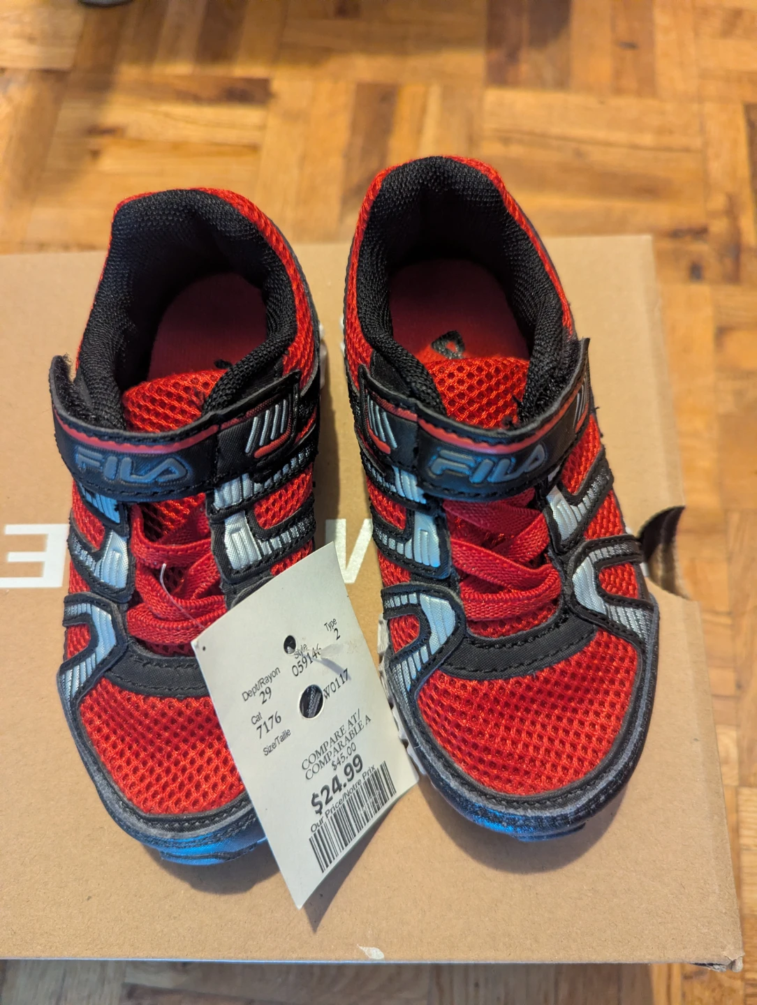 Fila little Kids Running Shoes Size 7