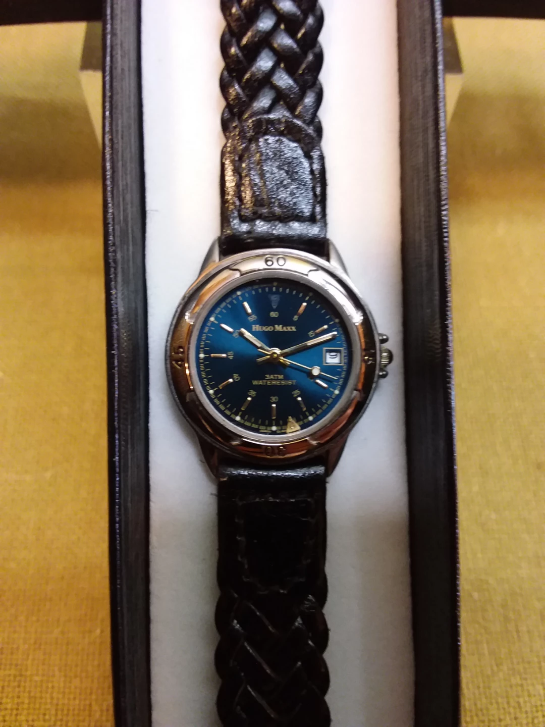 ⌚ ➡️ Hugo MAXX Men's Watch 🚨 Black Braided Band ⌚