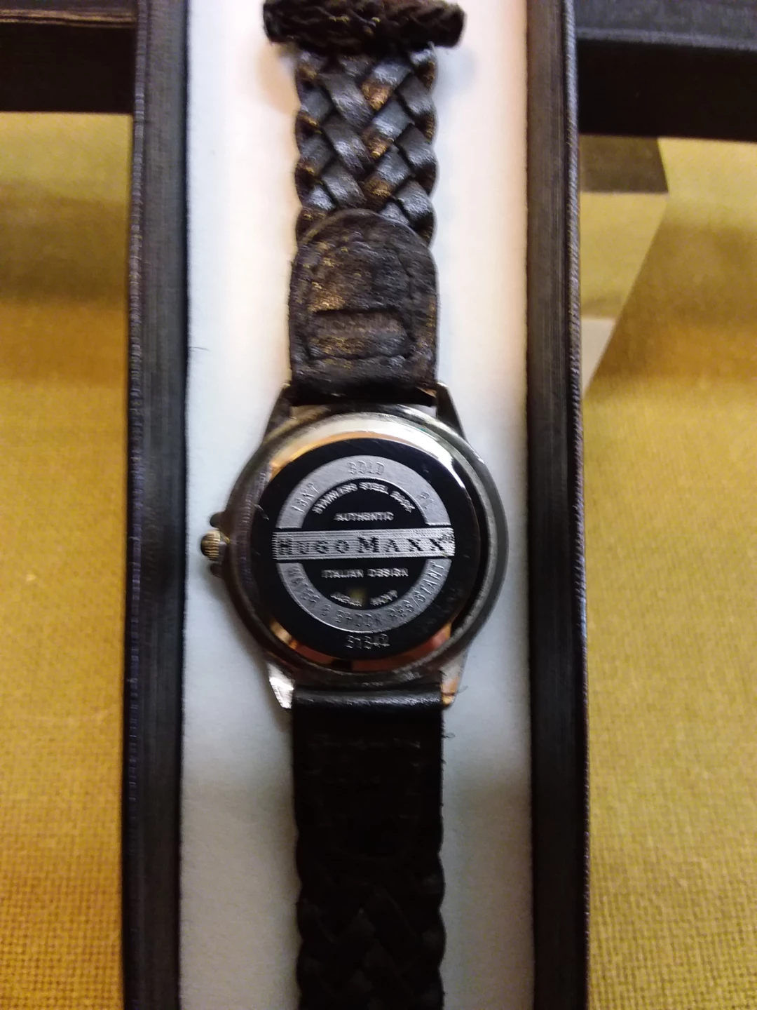 ⌚ ➡️ Hugo MAXX Men's Watch 🚨 Black Braided Band ⌚ - photo 2