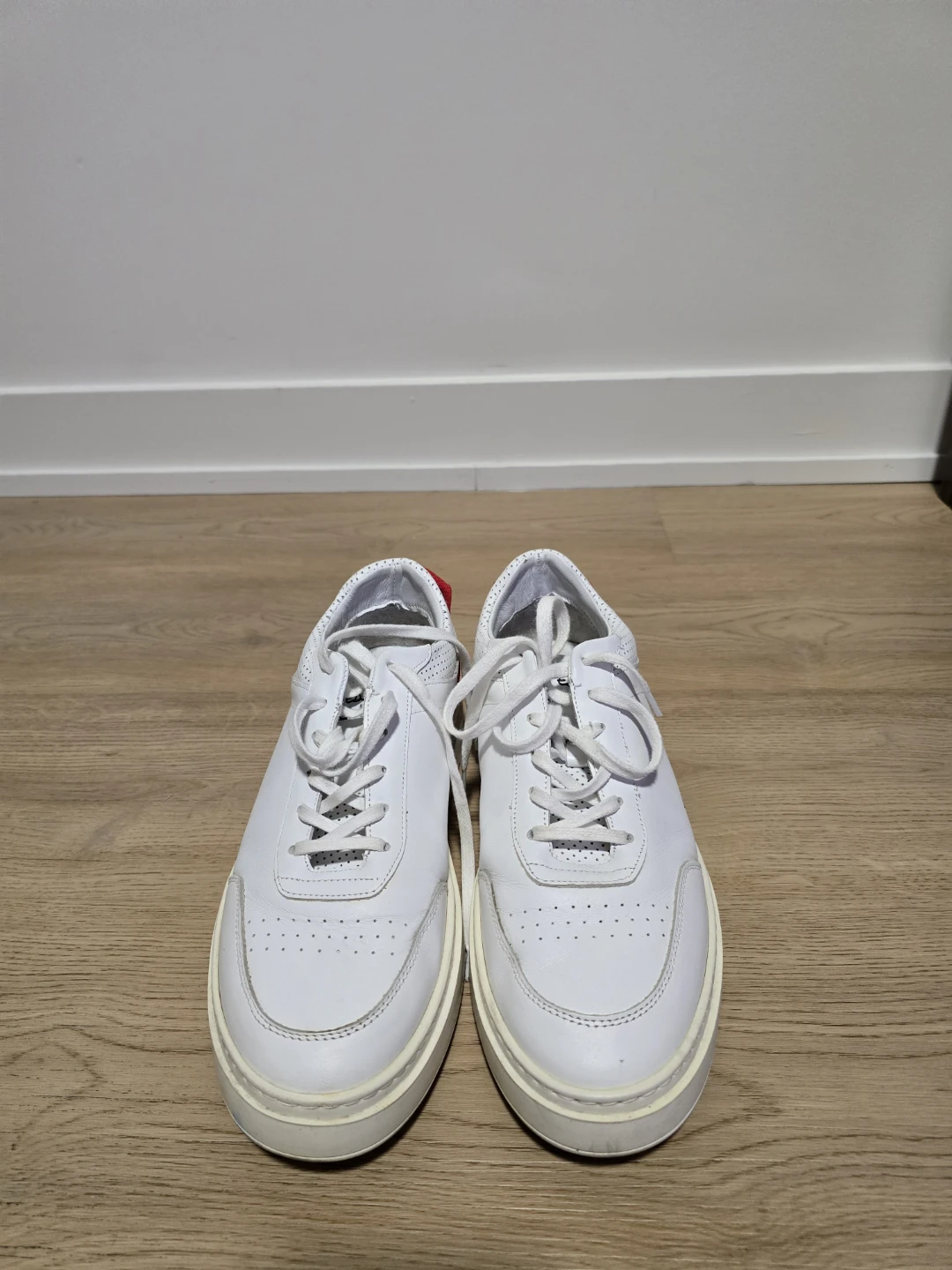Teddy Smith white & red sneakers - Size 43