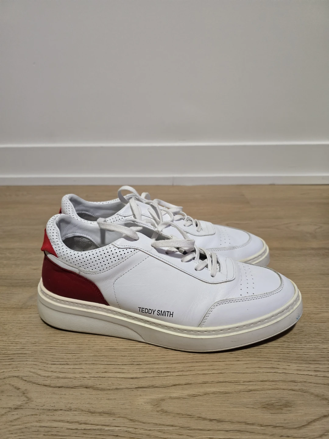 Teddy Smith white & red sneakers - Size 43 - photo 2