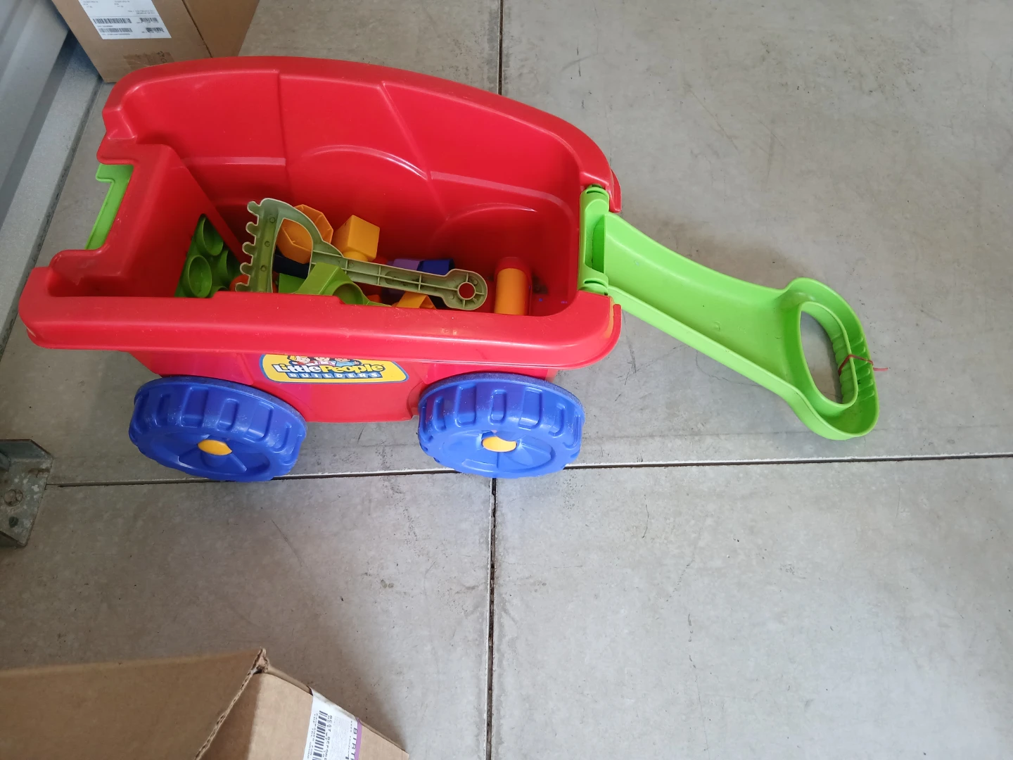 Little People Builders Wagon Toy Set - photo 2