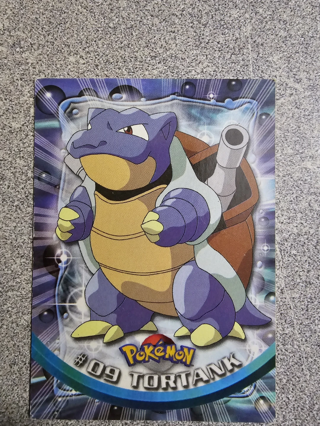 #09 Tortank Pokemon Card - TV Animation Edition