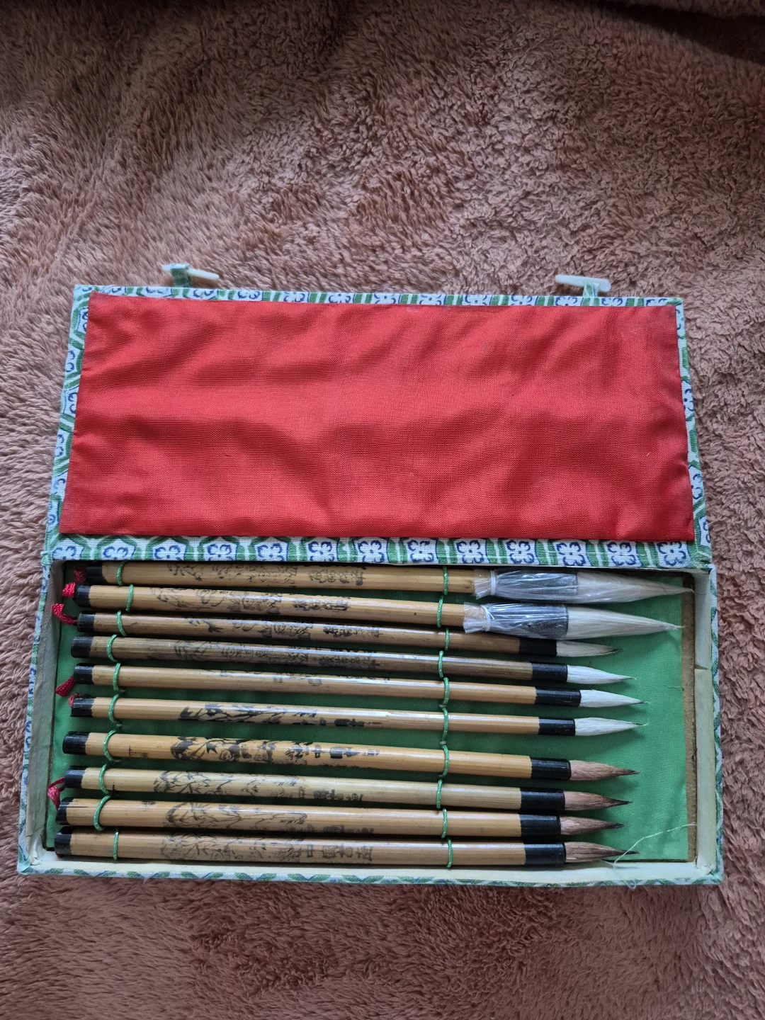 Vintage Chinese Calligraphy Brush Set Never Used