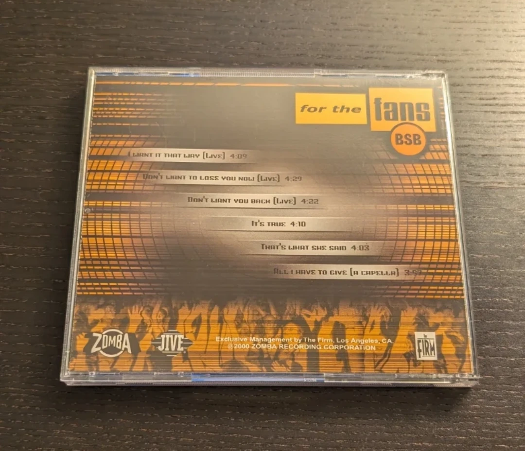 Backstreet Boys for the Fans CD - photo 2