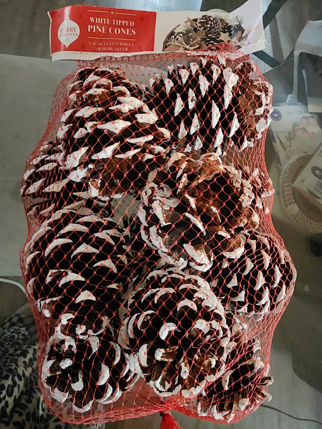 Merry Moments White Tipped Pine Cones - photo 2