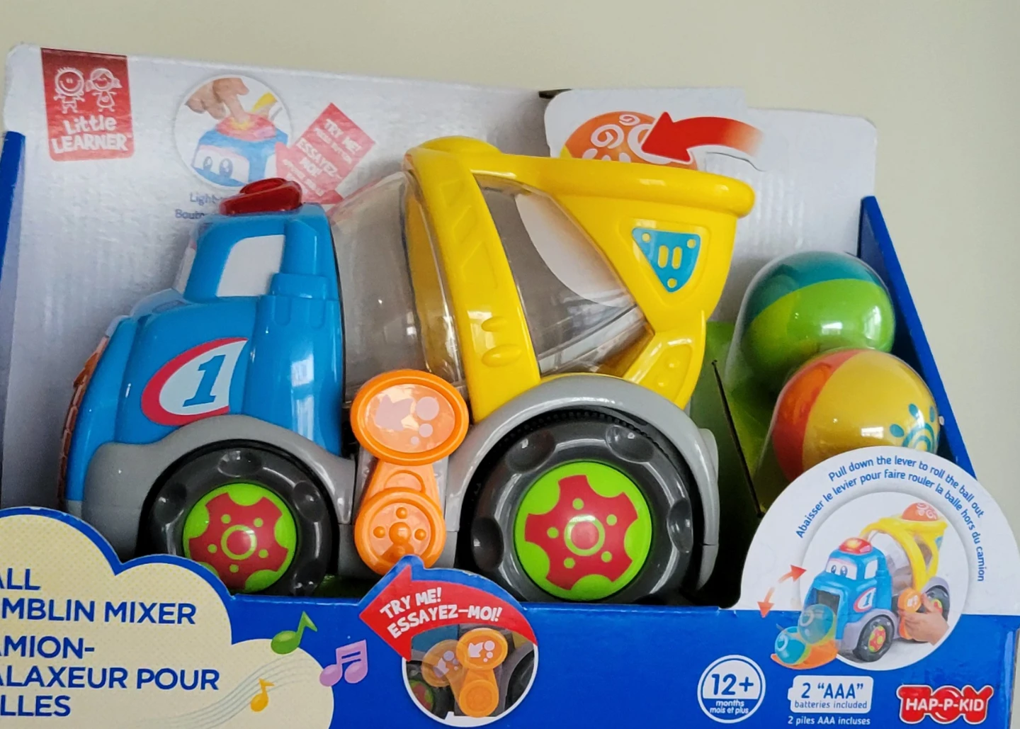 Ball tumbling mixer 12+ for little learner
