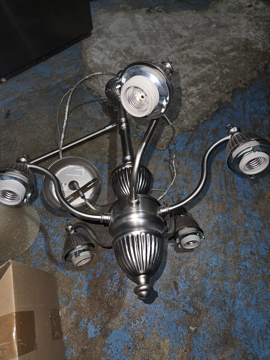 Satin Nickel 5-Light Chandelier - photo 3