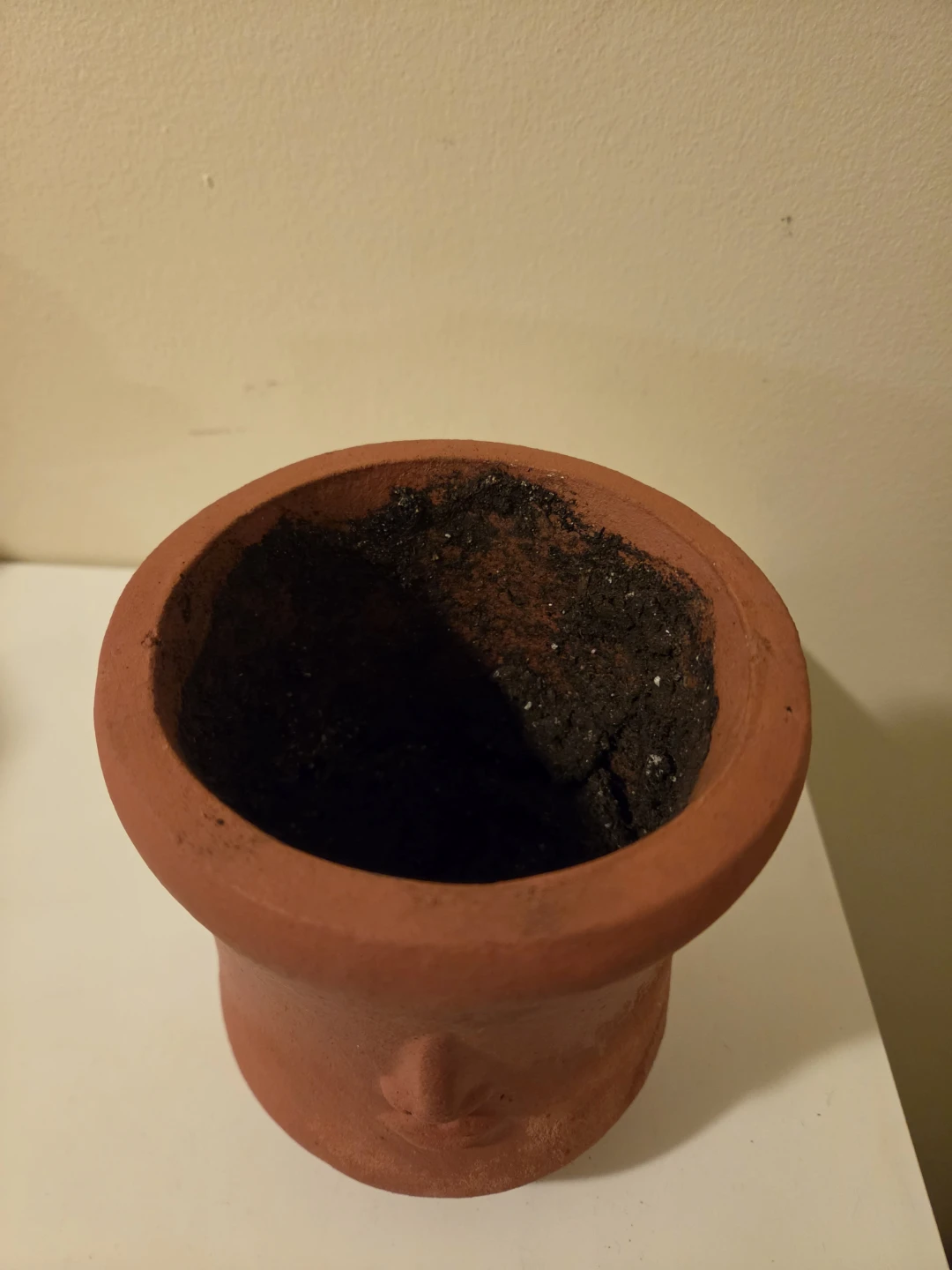 ⚽️Terracotta Face Planter Pot - photo 2
