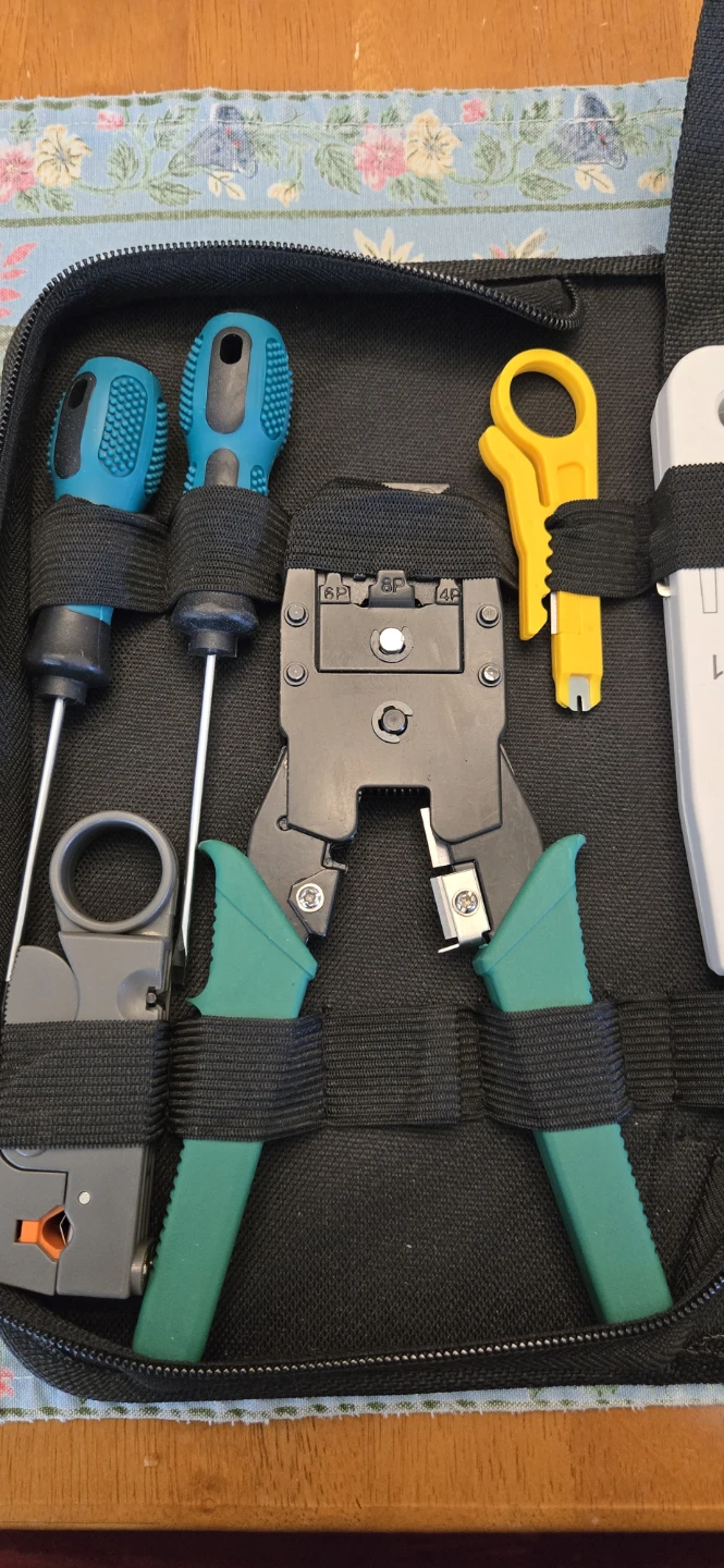 Network Cable Crimper Tool Kit - photo 2