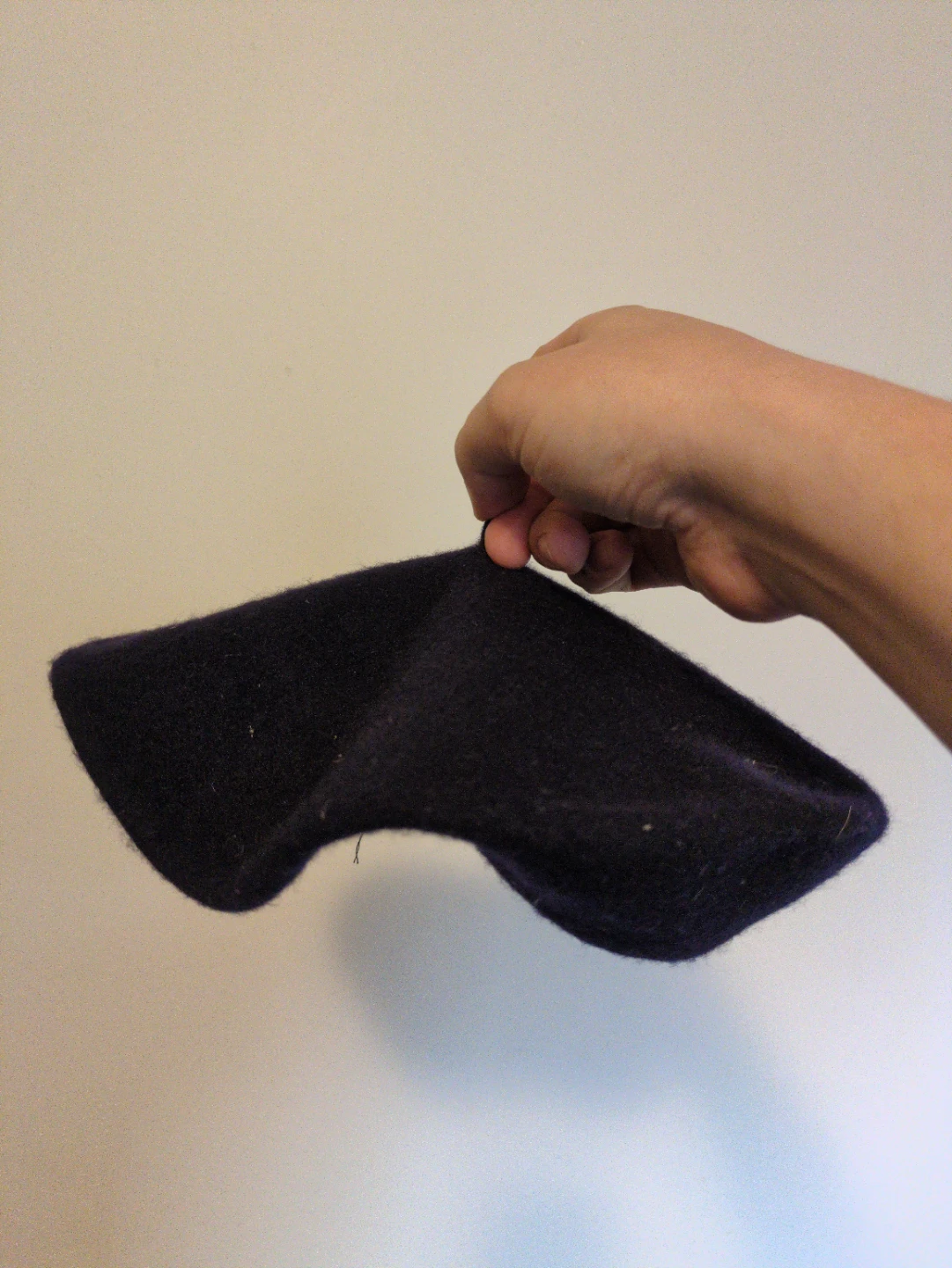 Navy Wool Beret - photo 2