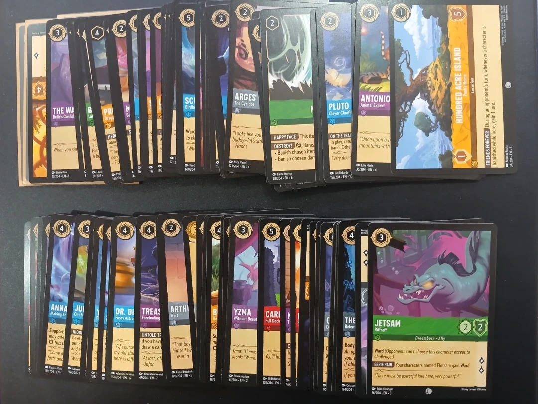 Disney Lorcana cards Collection