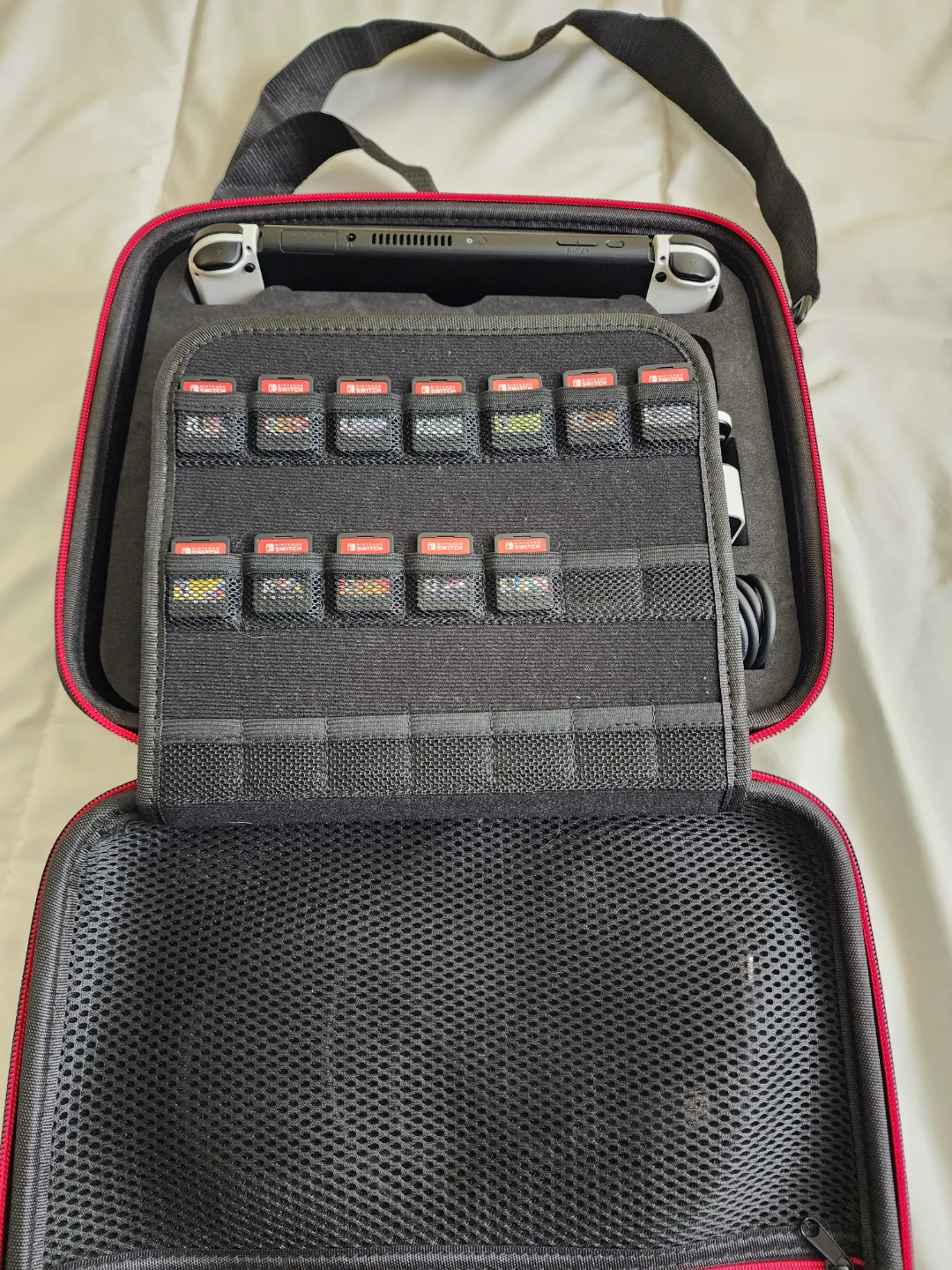 OLED Nintendo Switch Bundle with 13 Games and Accessories - photo 5