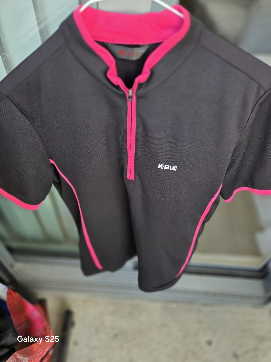 K2 Women's Black Pink Athletic Top