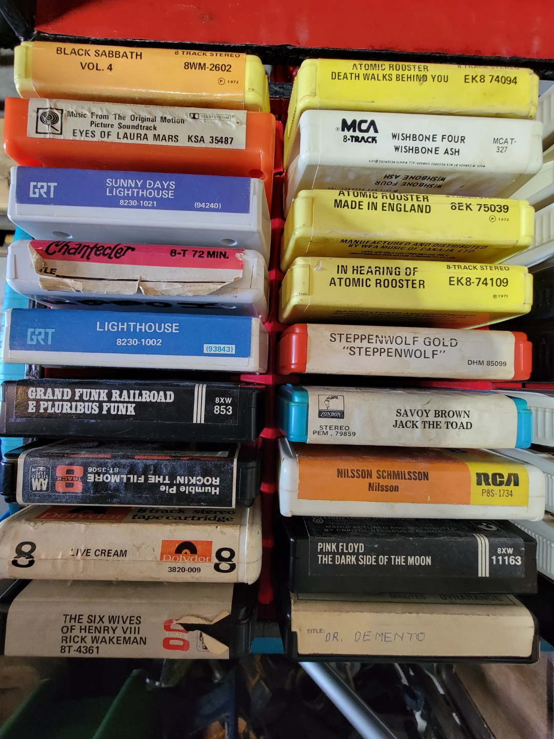 Vintage 8-Track Tape Collection with Case - photo 2