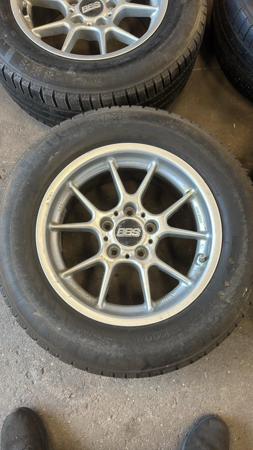 16 inch BBS rims wheels 5x120 5x4.75 lightweight wheels - photo 2