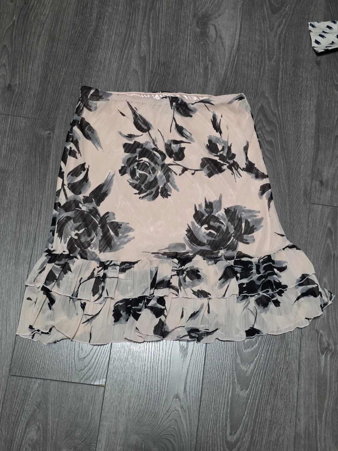 Women's Floral Ruffle Skirt