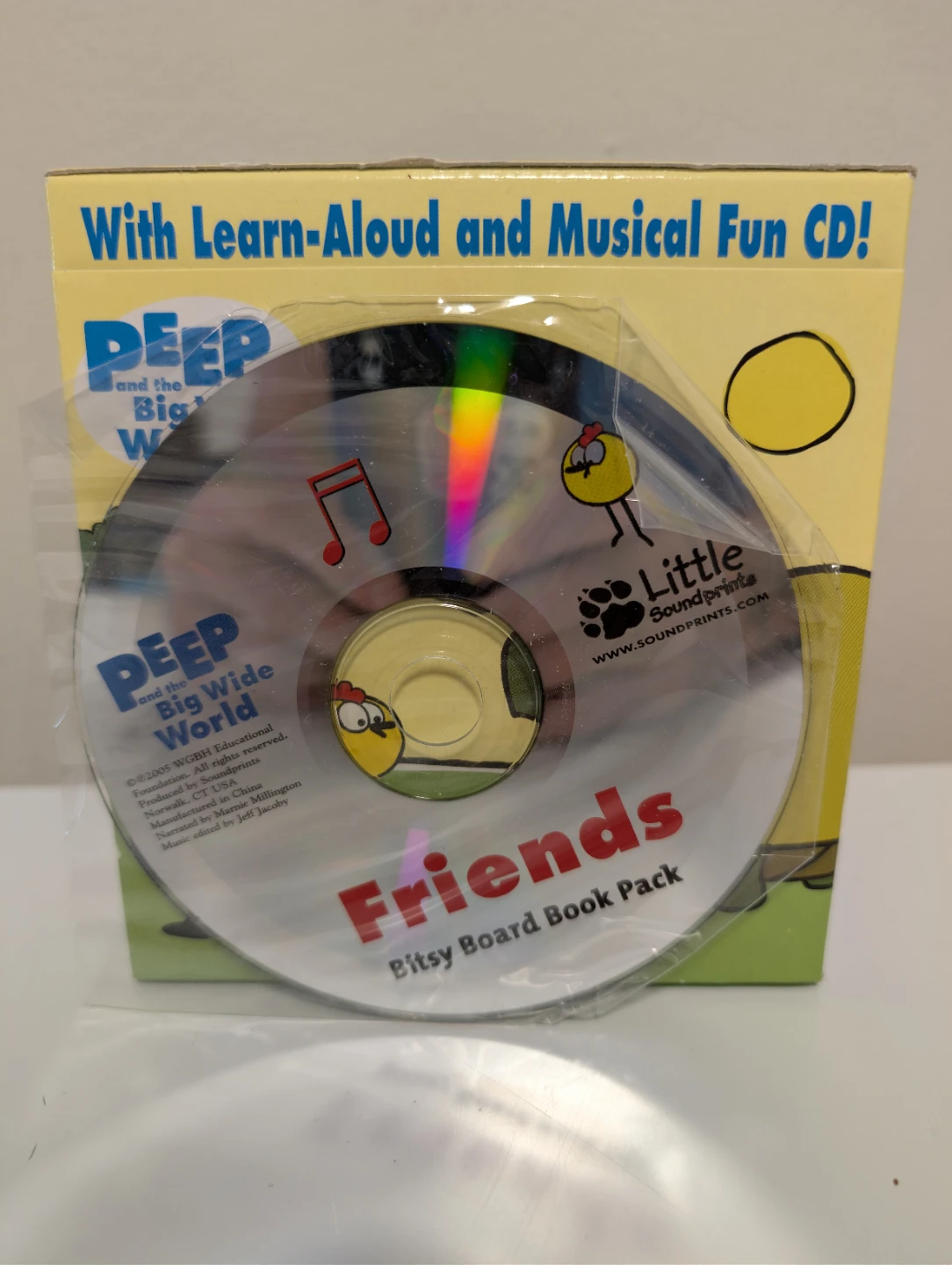 Peep and the big wide world book/cd set vintage hard to find - photo 4