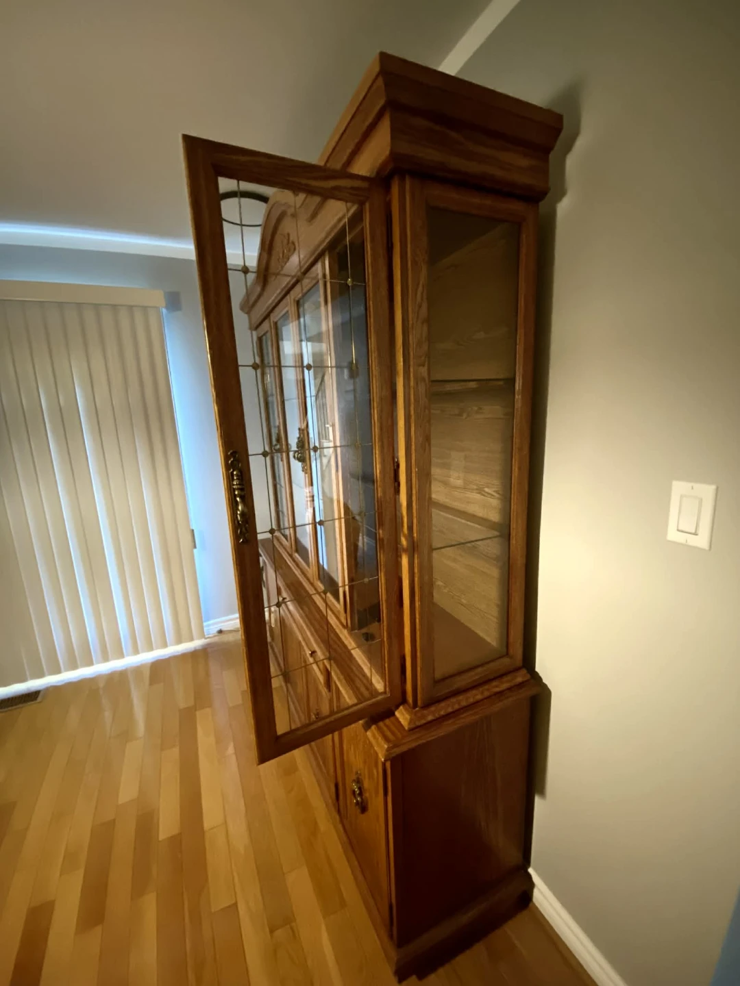 FREE Solid Oak China Cabinet - photo 3