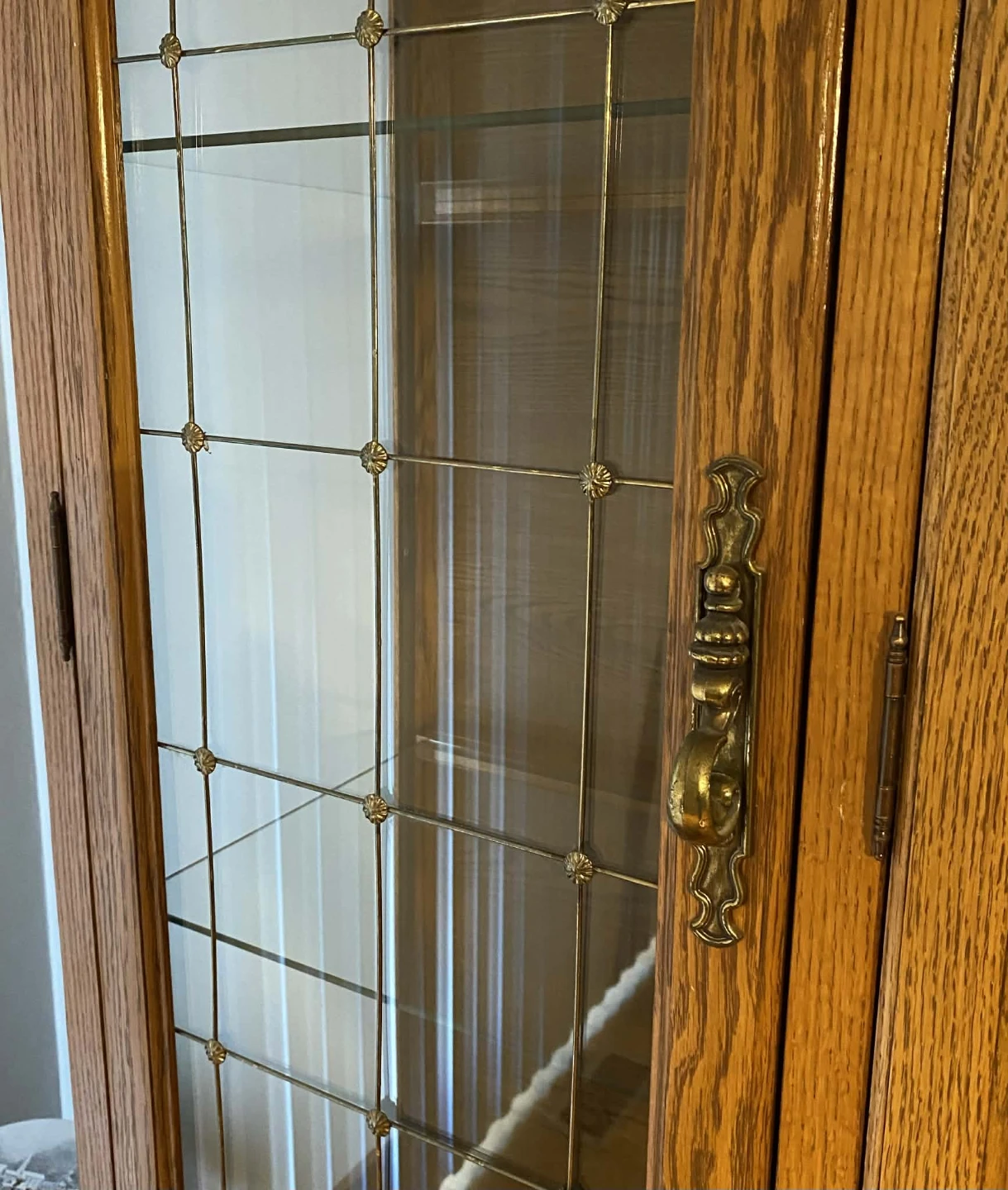 FREE Solid Oak China Cabinet - photo 4