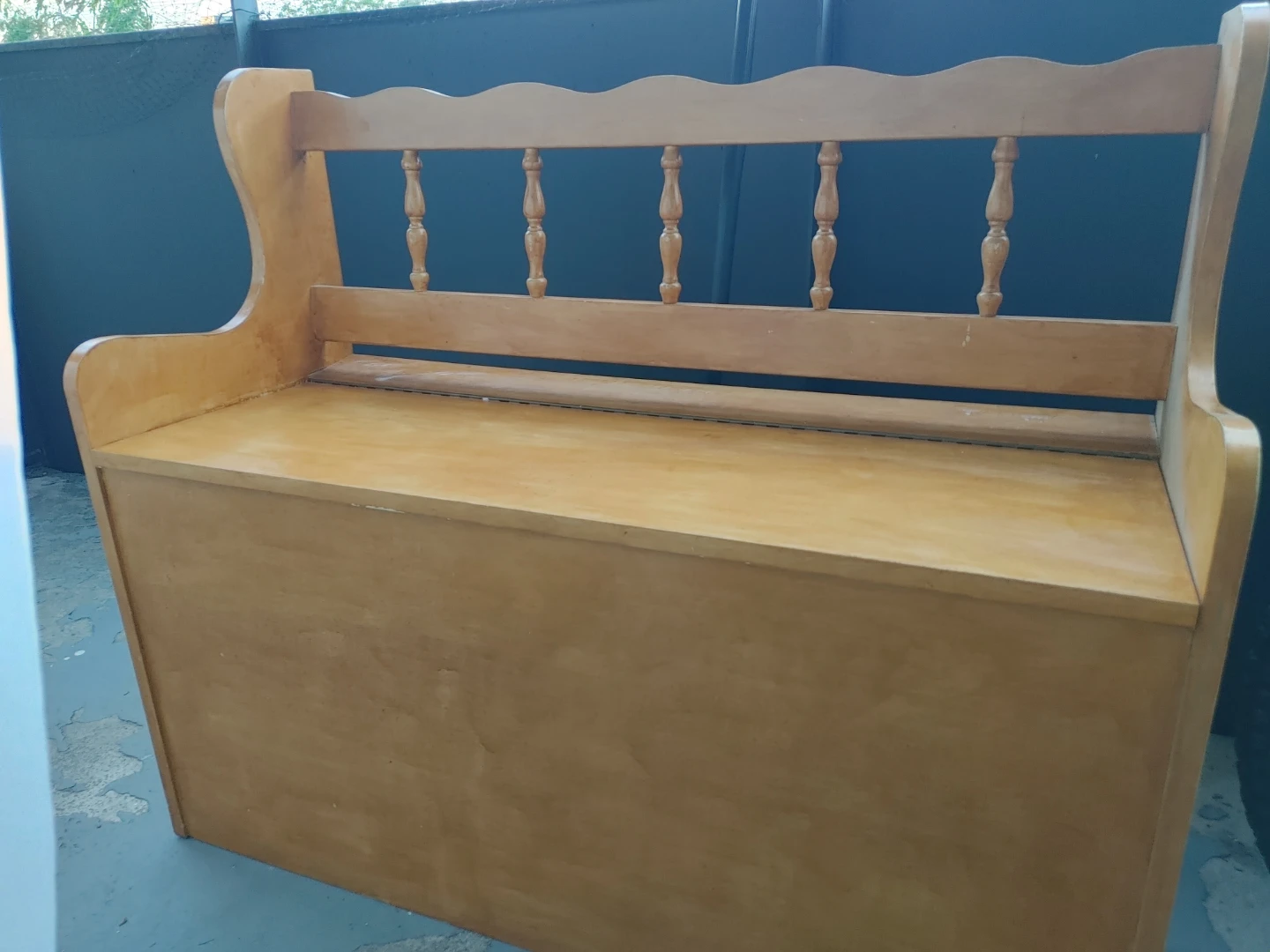 Wooden Storage Bench