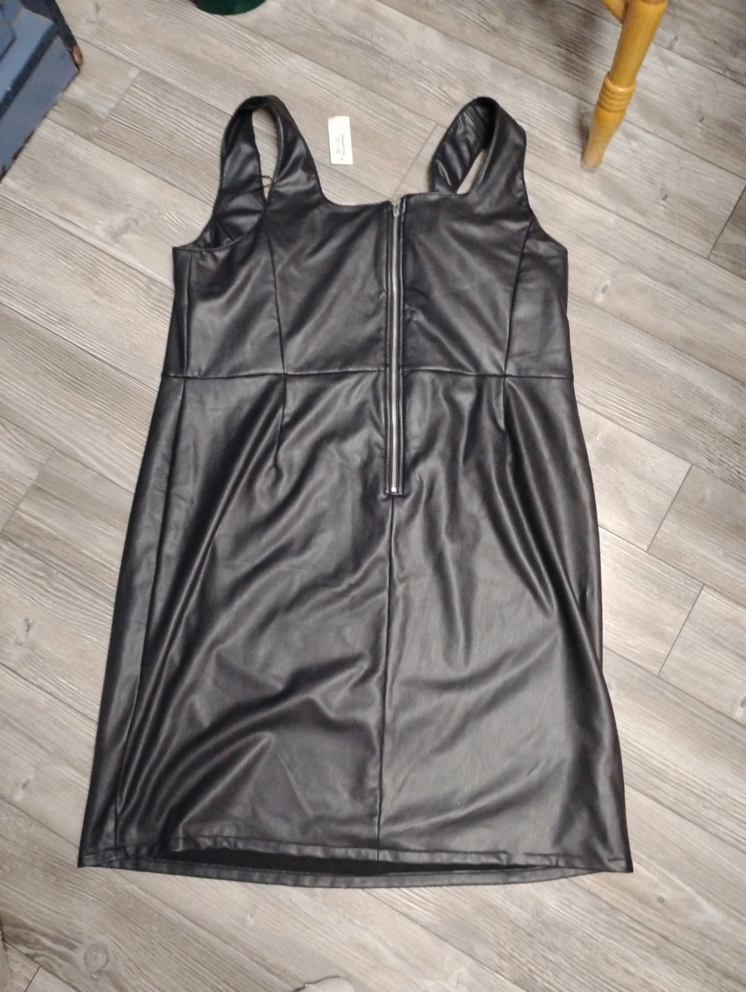 Addition Elle Black Faux Leather Dress - photo 2