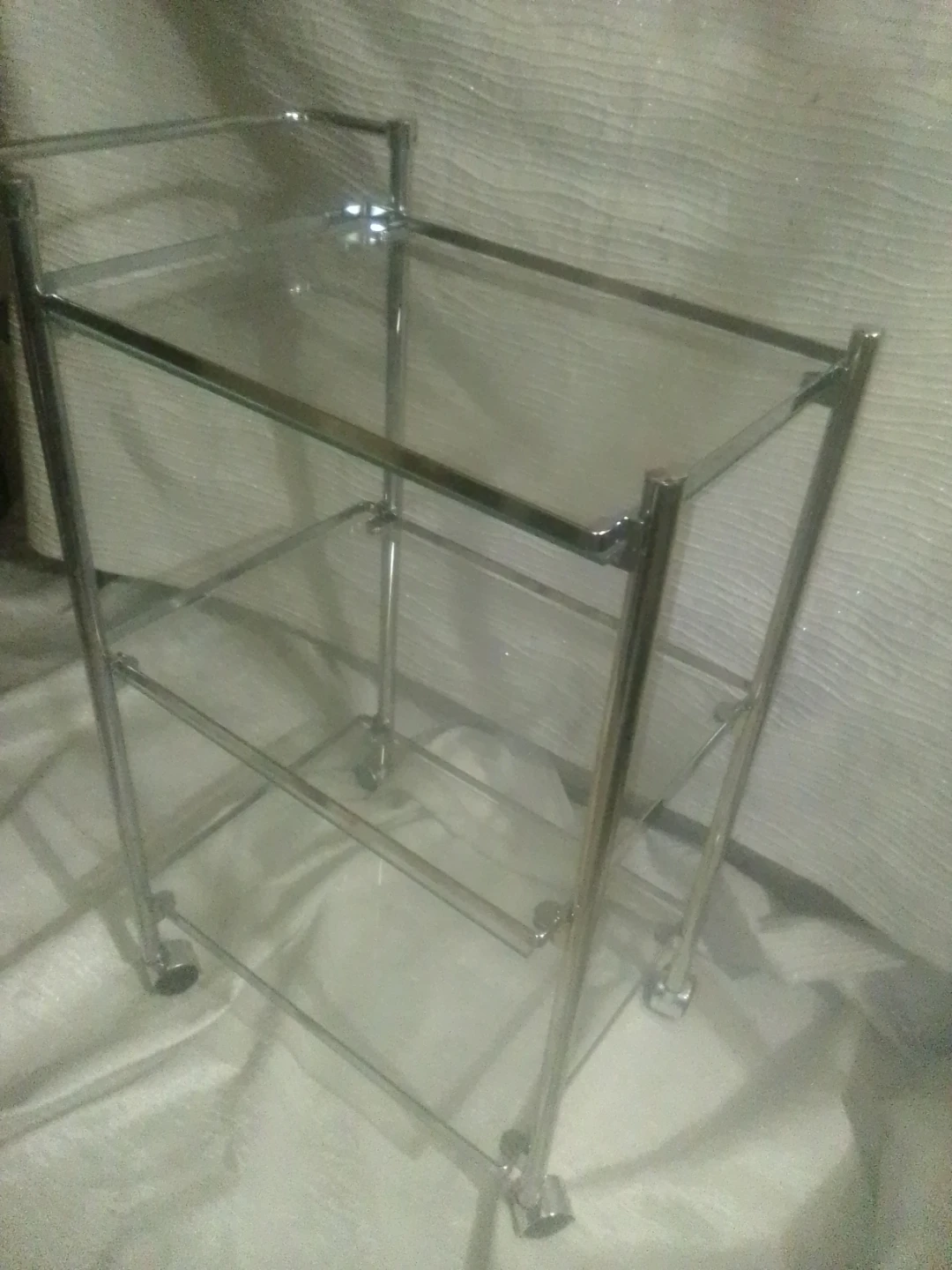 Glass and Chrome Bar Cart - photo 2