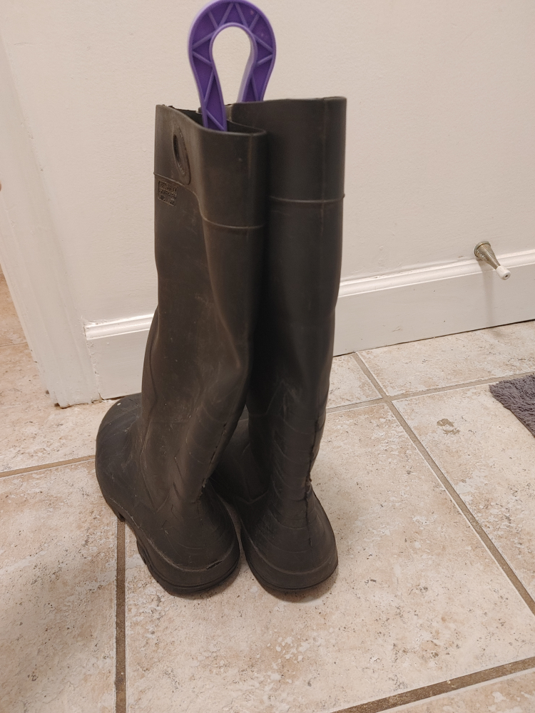 Men's Steel Toe  Waterproof Rubber Boots Size 9 - photo 4