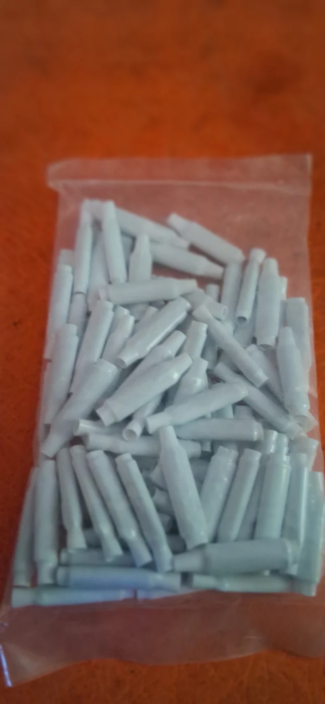 100 White Dry Crimp connectors