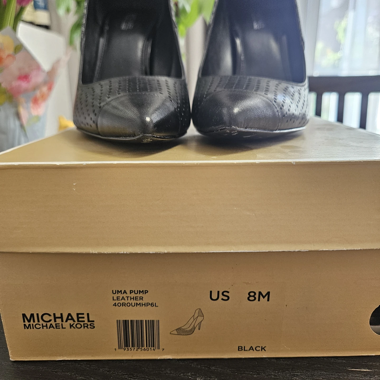 Michael Kors Uma Pump Leather Heels size 8 - photo 5