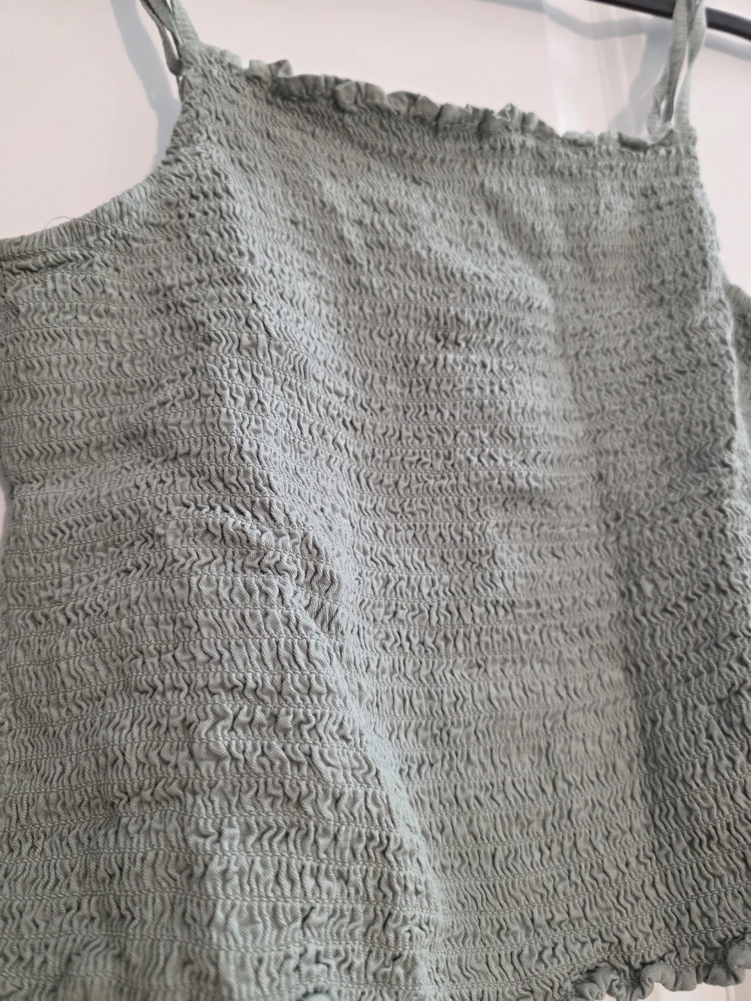 Green sleeveless crop top - photo 2