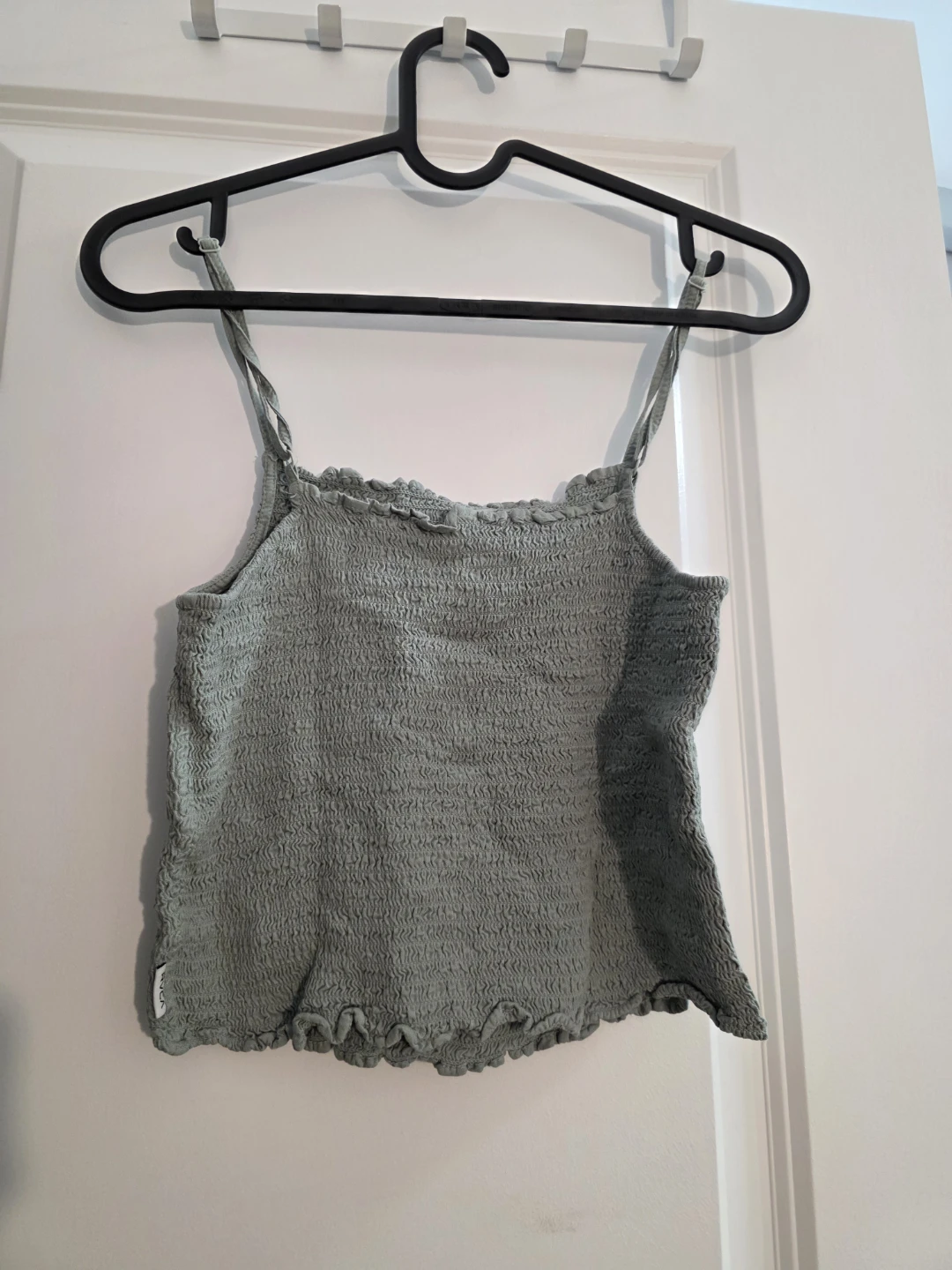 Green sleeveless crop top - photo 3