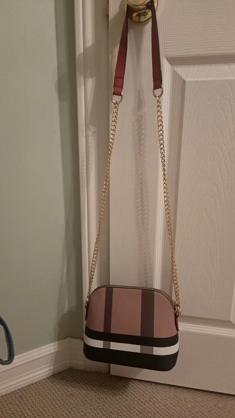 Women's Plaid Crossbody Bag and Clutch Set - photo 2