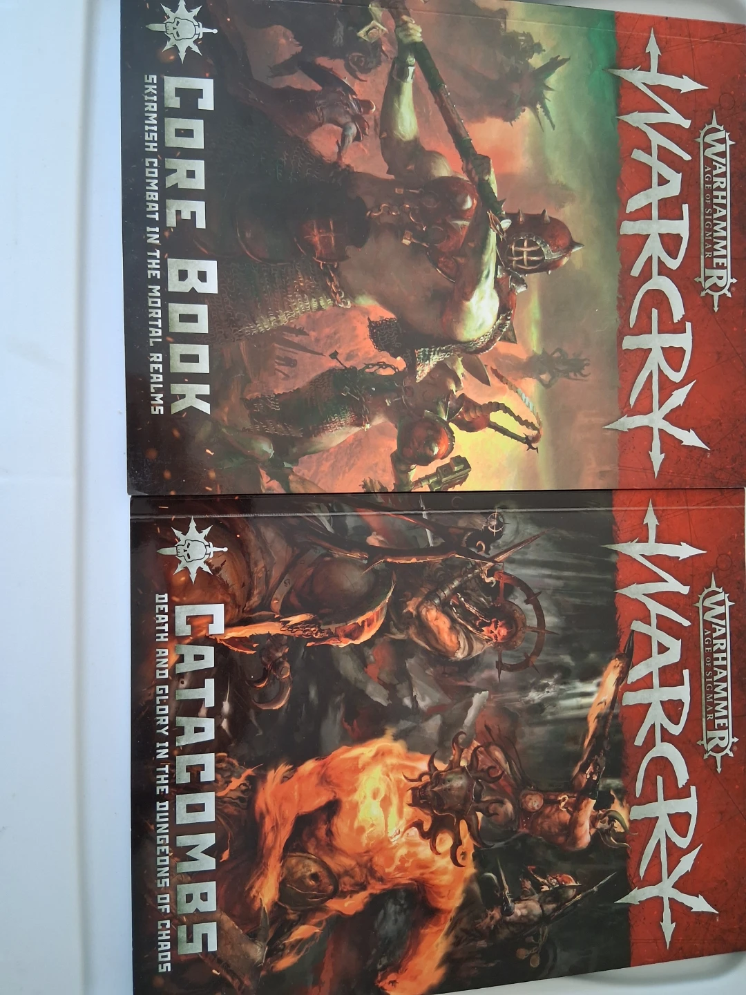 Warhammer Age of Sigmar Warcry Core Book & Catacombs Books