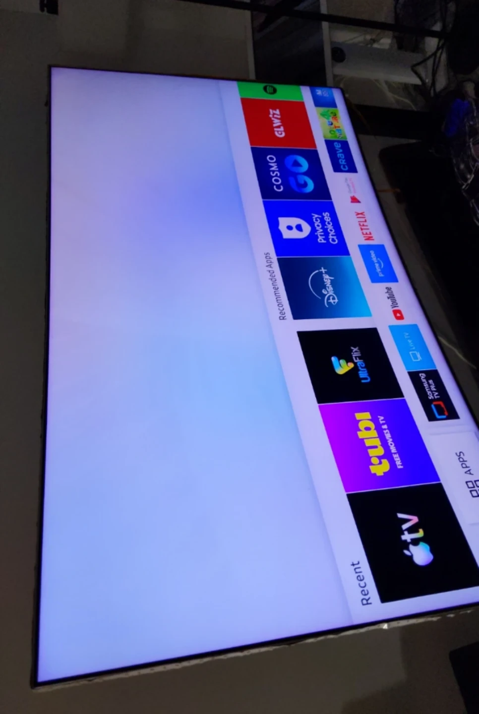 Samsung TV Q65 inch led curved smart TV