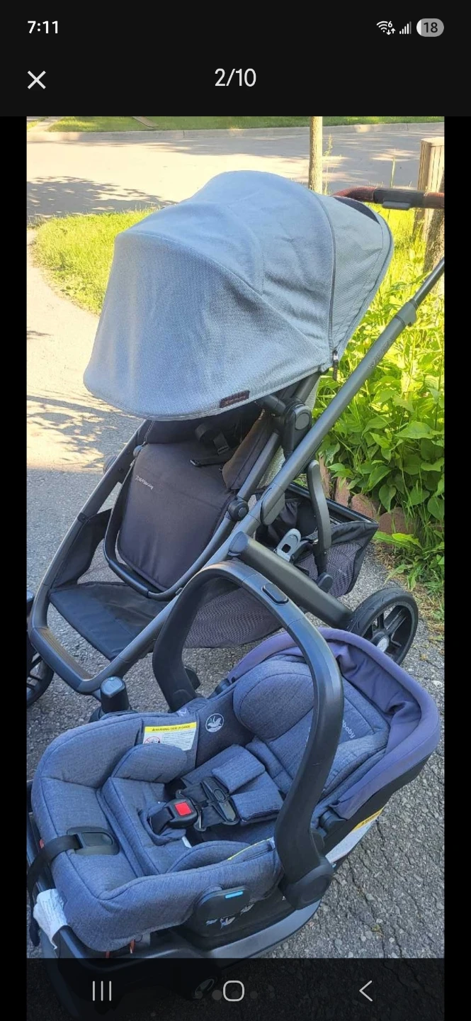 V3 Uppababy Vista  Stroller,bassinet and Mesa Car Seat Bundle - photo 3