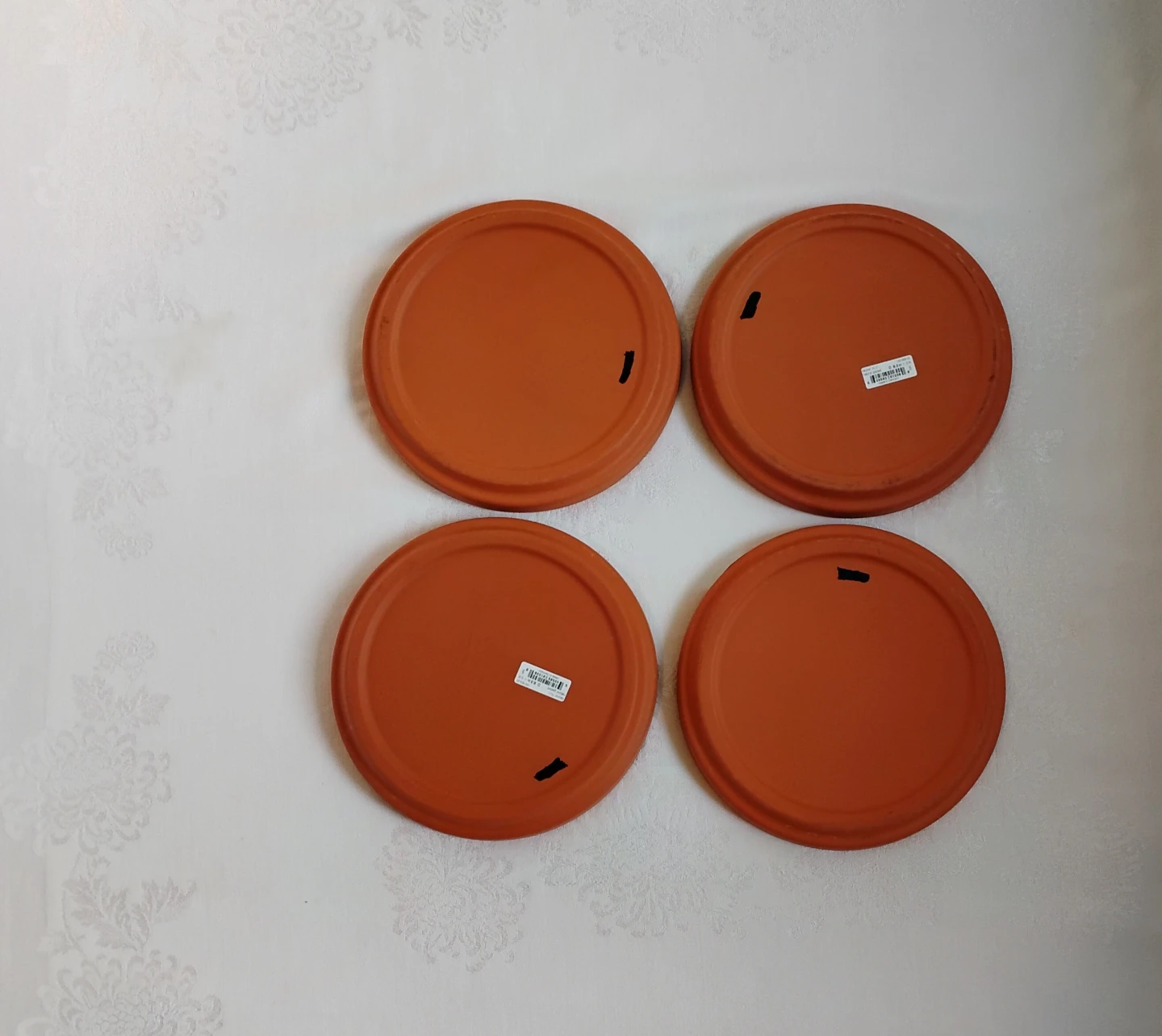 Terracotta Saucers Natural Glaze - photo 4