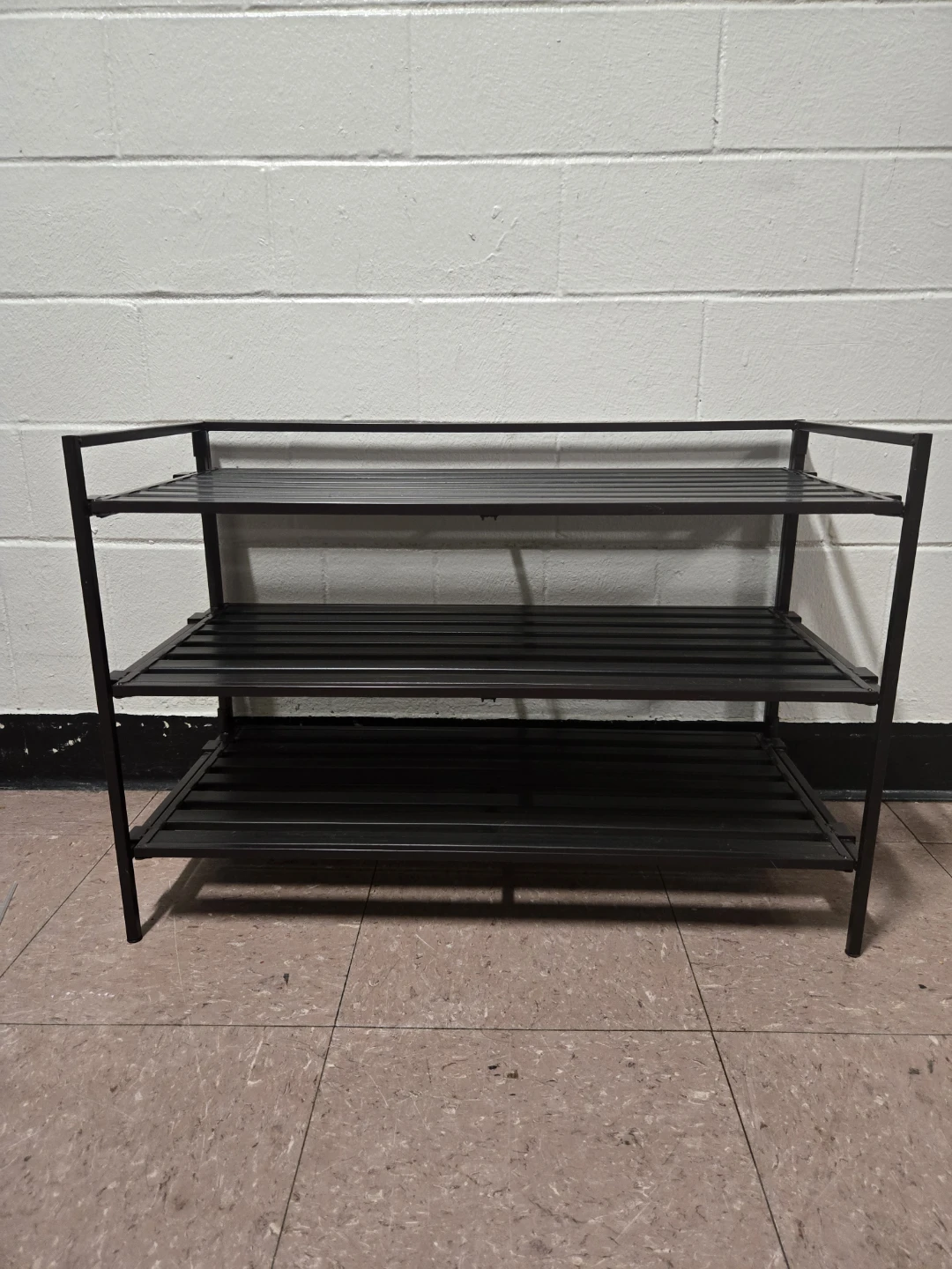 Seville Classics 3-Tier Stackable Metal Shoe Rack