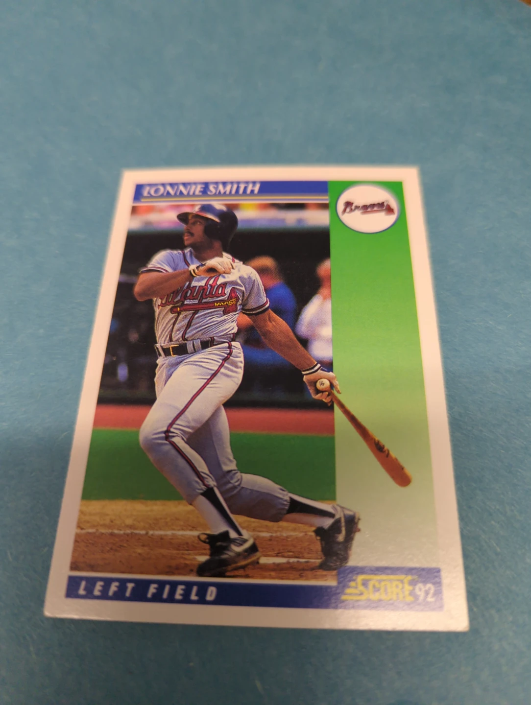 1992 Score Baseball Card - Lonnie Smith ⚽
