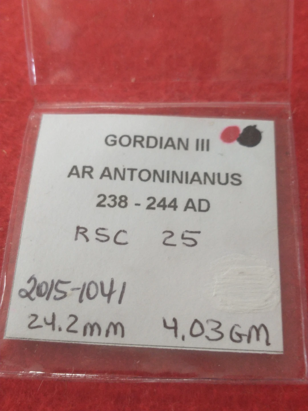238-244 AD Gordian III AR Antoninianus ancient Roman silver coin - photo 5