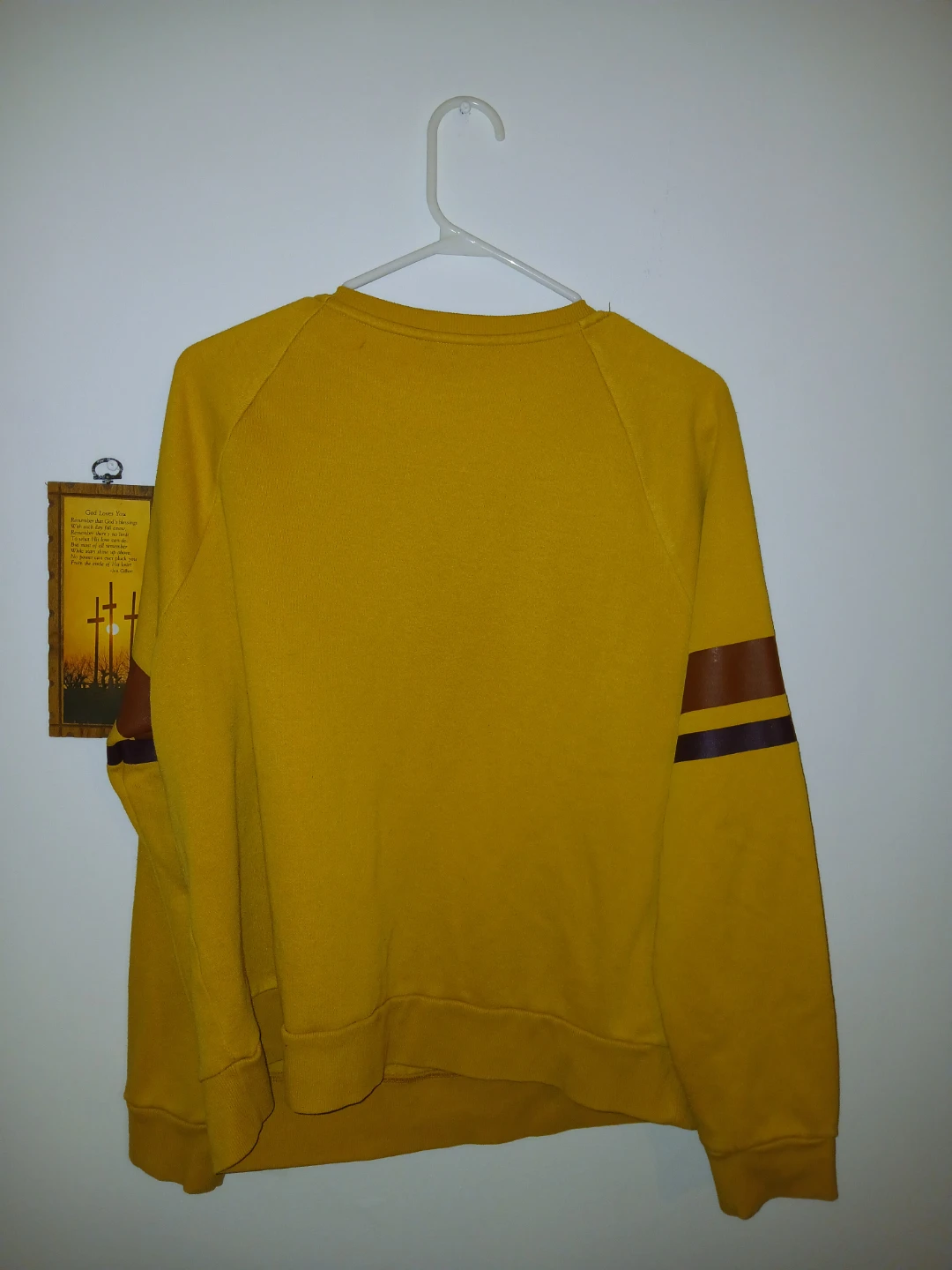 George. Yellow Striped Sleeve Sweatshirt - photo 3