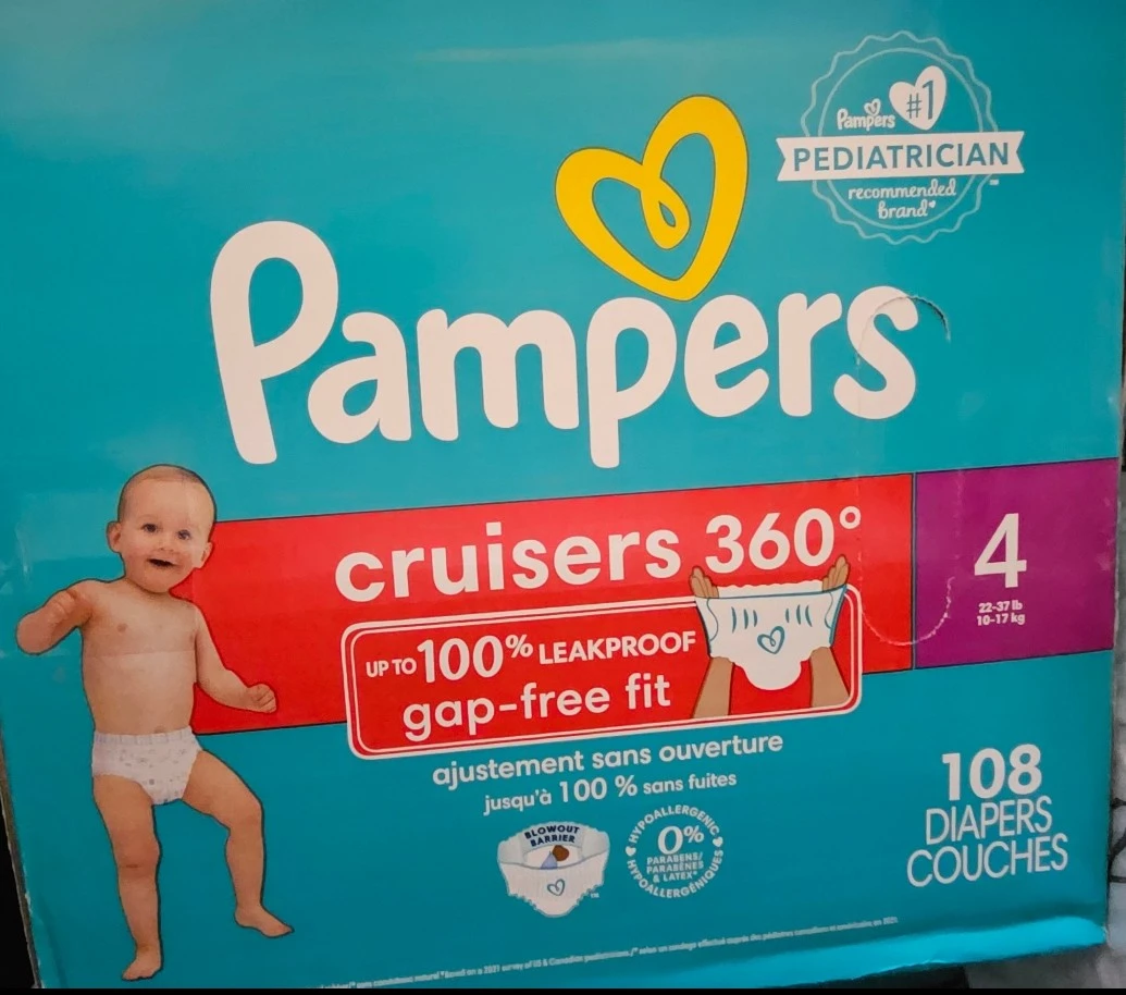 BNIB: Pampers Cruisers 360° Diapers