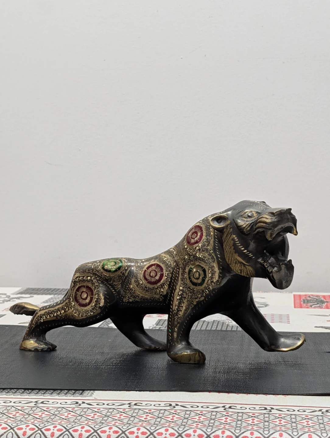 Metal Lion Figurine