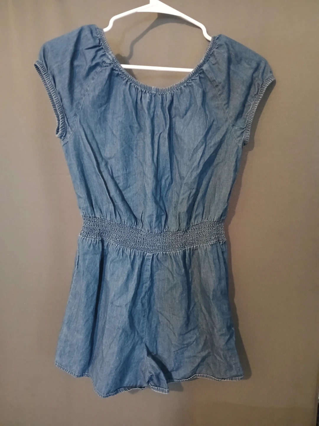 Denim Romper